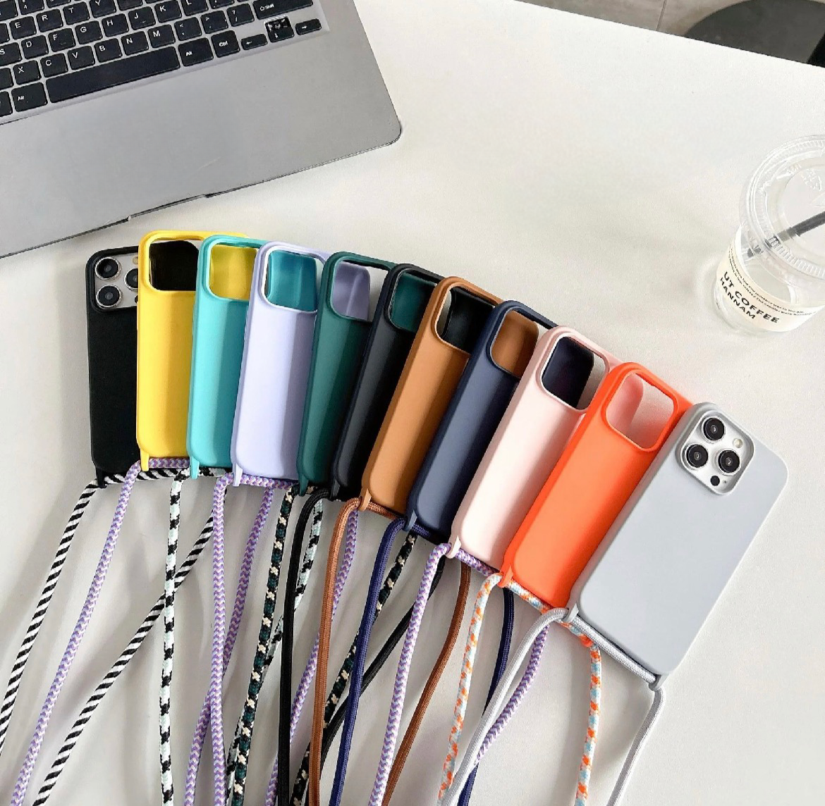 Phone Case Premium Cordon – 🌈📱