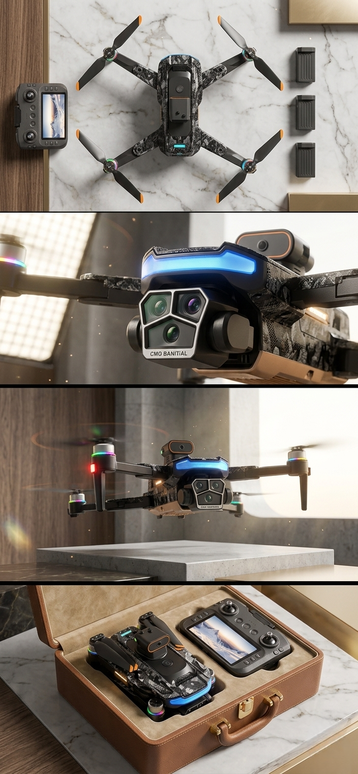 Drone A14 Pro Max 4K – Double Caméra HD & Contrôle WiFi 📹