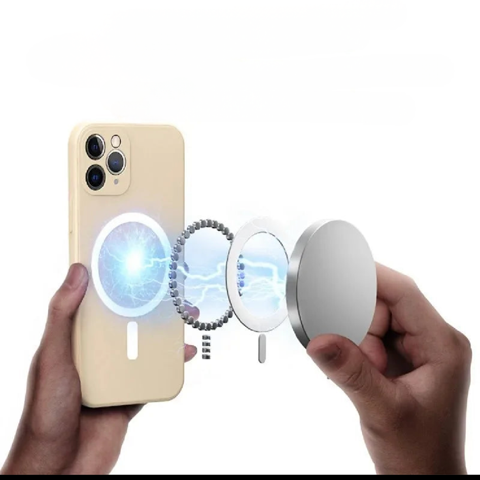 Phone Case MagSafe Silicone Liquide + Dragonne – iPhone 11 -…-16 Pro Max