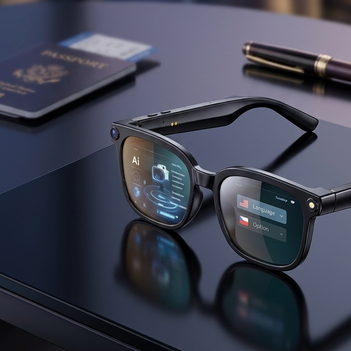 Lunettes Connectées 4K – Caméra HD, Traduction, Bluetooth 🕶️