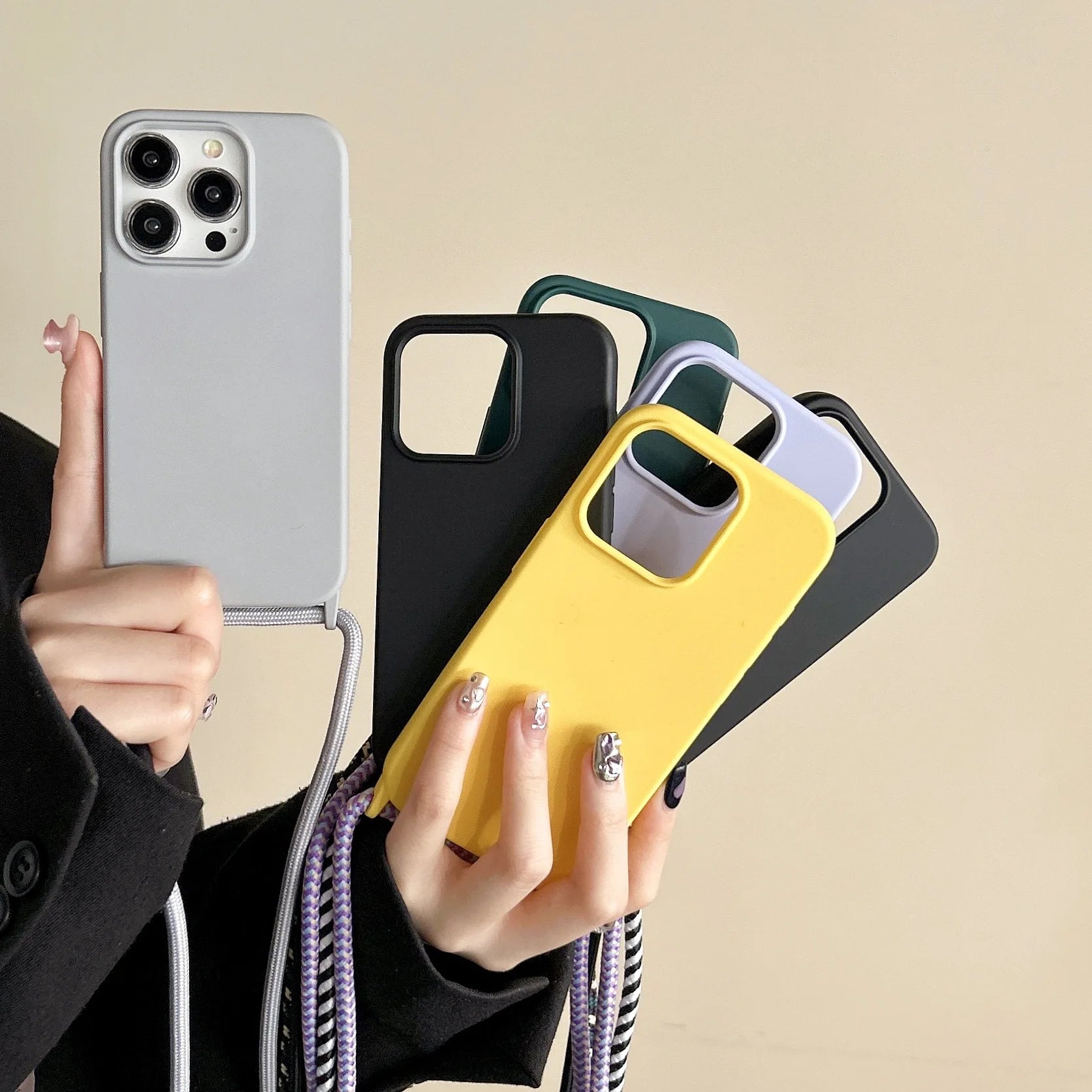 Phone Case Premium Cordon – 🌈📱
